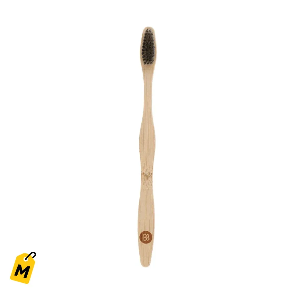 Cepillo Dental Ecologico Bambu Carbon Activado pa una Sonrisa Brillosa