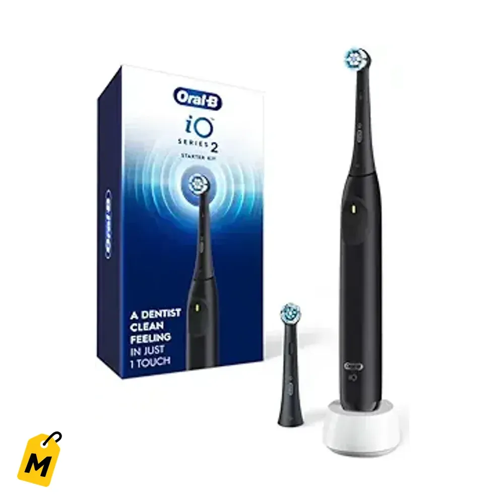 Cepillo Electrico Oral-B iO2 Recargable Kit Inicio Negro 3 Modos Protege Encias