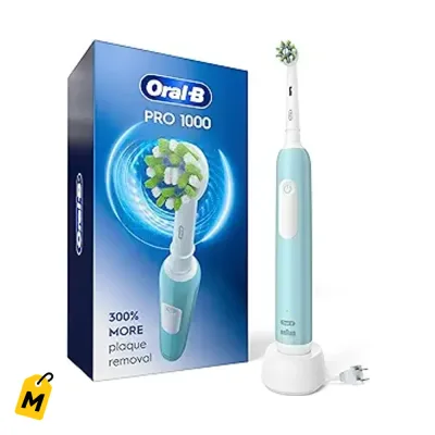 Cepillo Electrico Oral-B Pro 1000 CrossAction Verde - Limpieza Superior