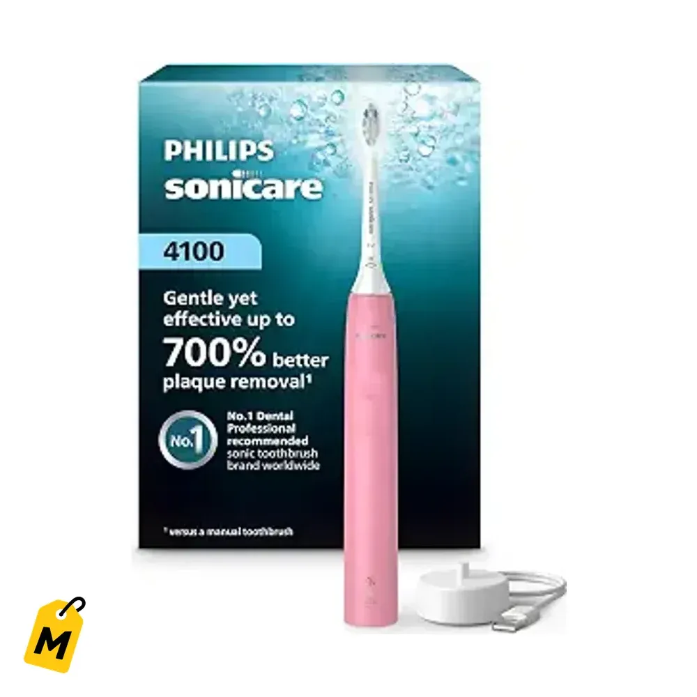 Cepillo Electrico Philips Sonicare 4100 Recargable Rosado Chulo