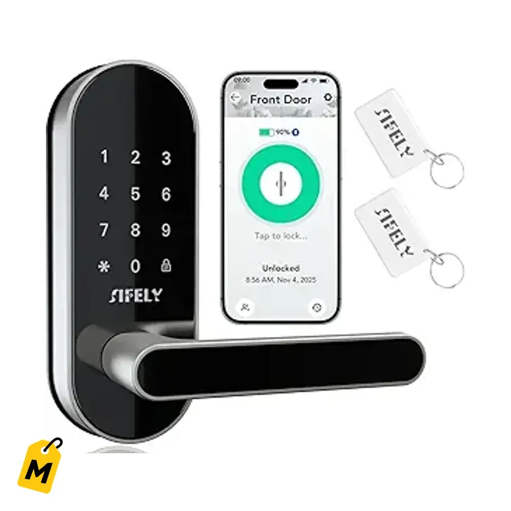 Cerradura Inteligente Sifely con Teclado y Manija - Pa tu Casa o Negocio
