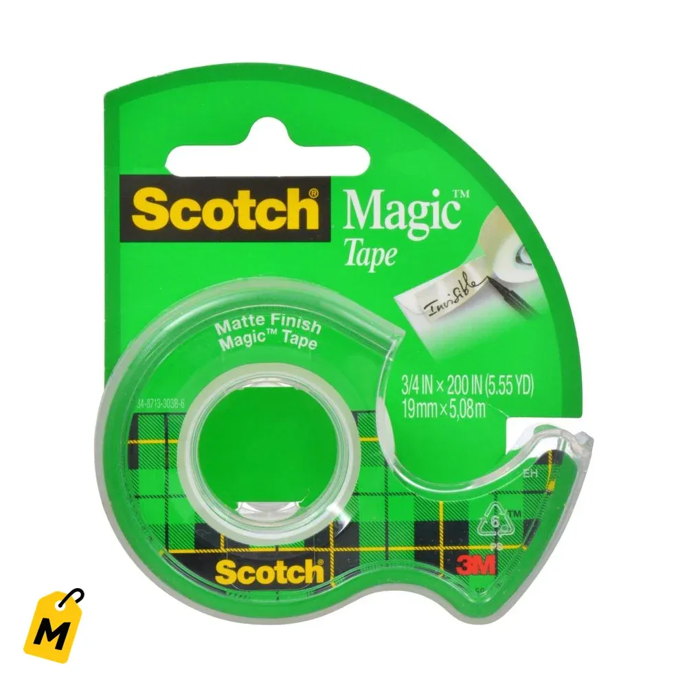 Cinta Scotch Magica Mate La Original Pa Todo En Tu Casa y Oficina