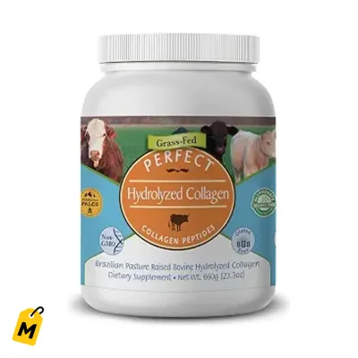Colageno Hidrolizado Puro Sin Sabor 660g Facil Absorcion Pa Todos