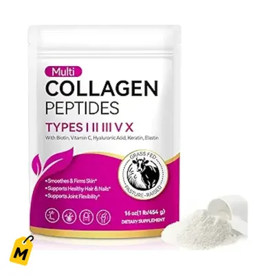 Colageno Multi Peptidos ZUZOKKAHA - Pa Piel, Pelo, Unas y Coyunturas - Sin Sabor, Facil de