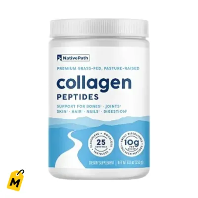 Colageno NativePath Piel Pelo Unas - Hidrolizado Tipo 1 y 3 - 25 Servicios