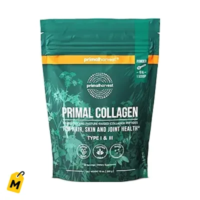 Colageno Primal Harvest Suplemento Diario Sin Lacteos ni Gluten