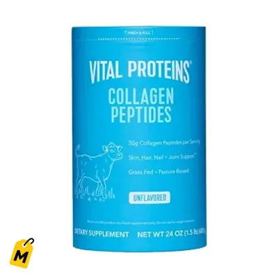 Colageno Vital Proteins Peptidos - Natural, Pastoreo, Sin Gluten, 24 Onzas