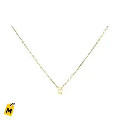 Collar de Numero Bano Oro 18K para Mujer Dije Personalizado Regalo Cumpleanos