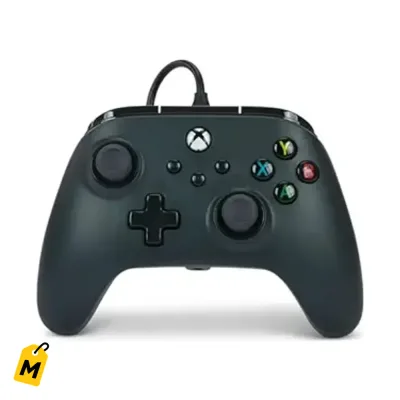 Control PowerA Negro pa Xbox Series X S y One - Cableao, Juega con Flow