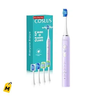 COSLUS C30 Cepillo Electrico: Boca Limpia y Dientes de Show