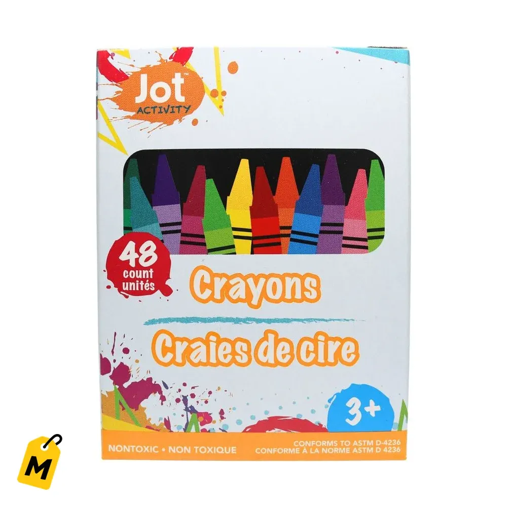 Crayolas 48 Colores con Sacapuntas Integrado pa tus Obras de Arte