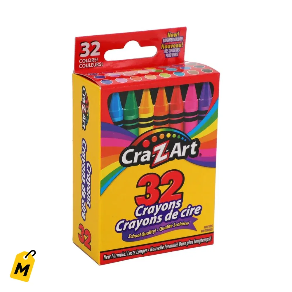 Crayolas Cra-Z-Art 32 Colores Paquete Pa La Escuela