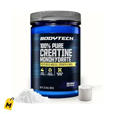 Creatina BodyTech 60 Serv | Fuerza y Energia Pa Tu Cuerpazo