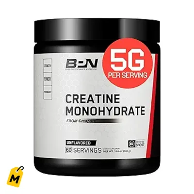 Creatina BPN Creapure Pura Pa Mas Fuerza y Musculo Sin Sabor 60 Servicios