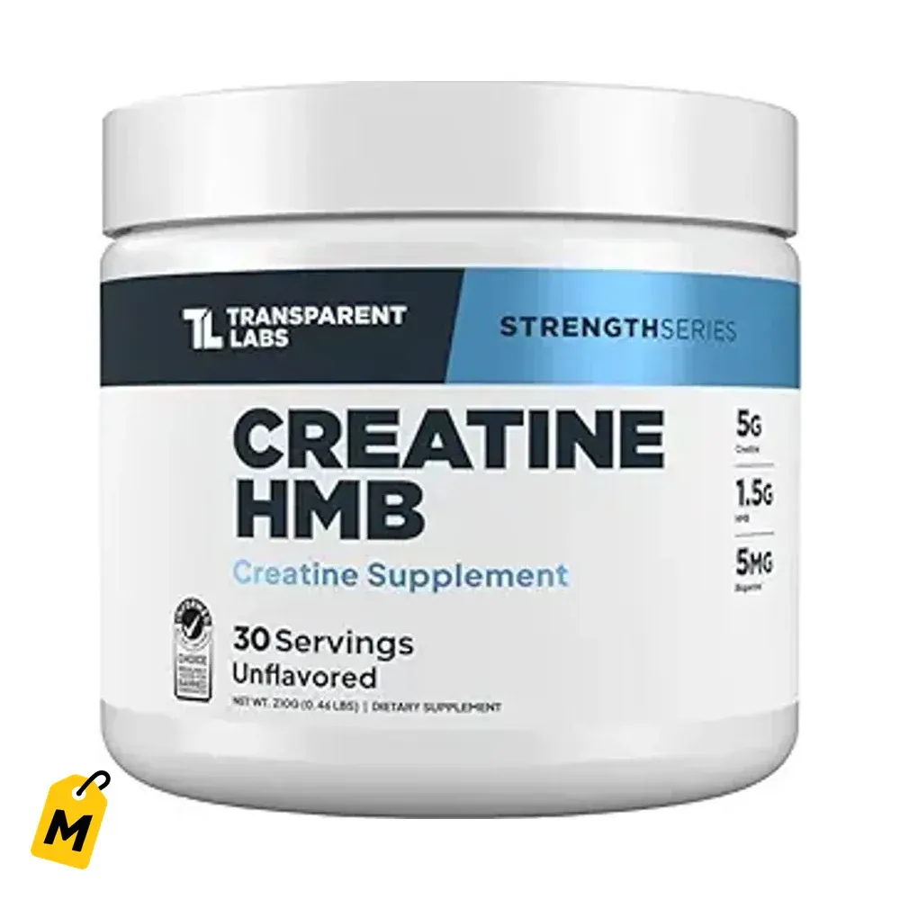 Creatina HMB Transparent Labs: Pa' Musculo, Fuerza y Energia a Otro Nivel