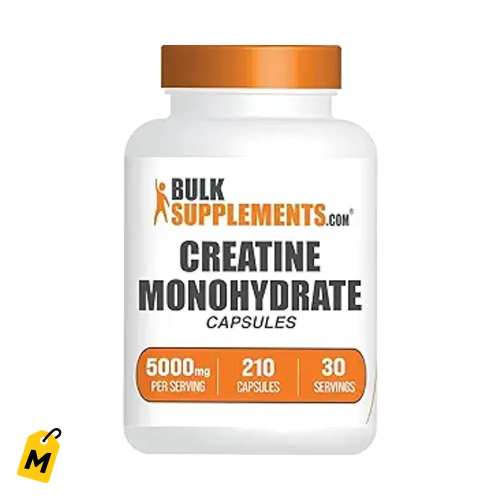 Creatina Monohidratada Capsulas 5000mg - Pa la Fuerza y Energia - 210 Capsulas Sin Gluten