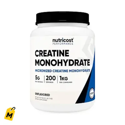 Creatina Monohidratada Micronizada Nutricost 1KG - Pa tu rutina