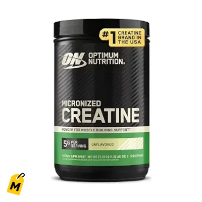 Creatina Monohidratada ON Sin Sabor 1.32 LB - Pa la fuerza y el musculo