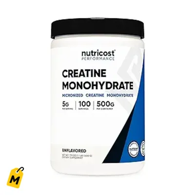 Creatina Nutricost 500G: Fuerza y Resistencia pa tus entrenos