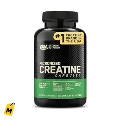 Creatina ON Capsulas - Fuerza, Recuperacion y Musculos Fuertes - 100 Capsulas