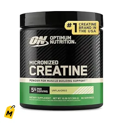 Creatina ON Micronizada 5g. Pa la fuerza, recuperacion y musculos. Sin sabor.