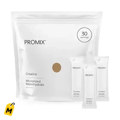 Creatina Promix Monohidratada Paquetes Viaje - 30 Sobres | Fuerza y Energia Pa Llevar