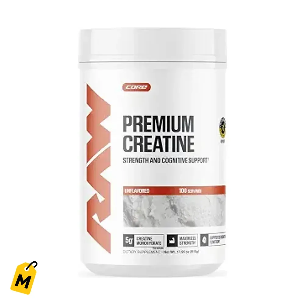 Creatina RAW Monohidratada Micronizada Sin Sabor (100 Serv) - Pa el gym y la fuerza