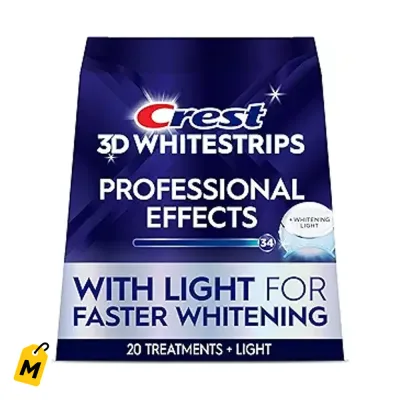 Crest 3D Whitestrips Efectos Pro + Luz LED - Dientes Blancos en Casa