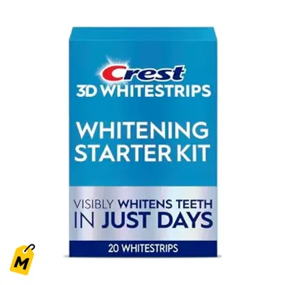 Crest 3D Whitestrips Kit Blanqueador - Dientes Blancos y Brillantes en Casa