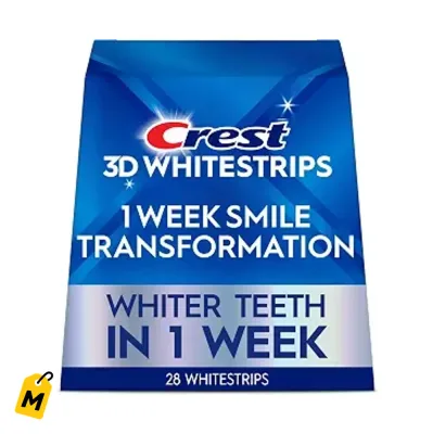 Crest 3DWhite Kit Blanqueador Dientes en Casa Sonrisa Mas Brillante en 1 Semana