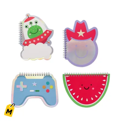 Cuaderno Con Disenos Chulos Y Cortes Especiales - Ideal Pa Ninos