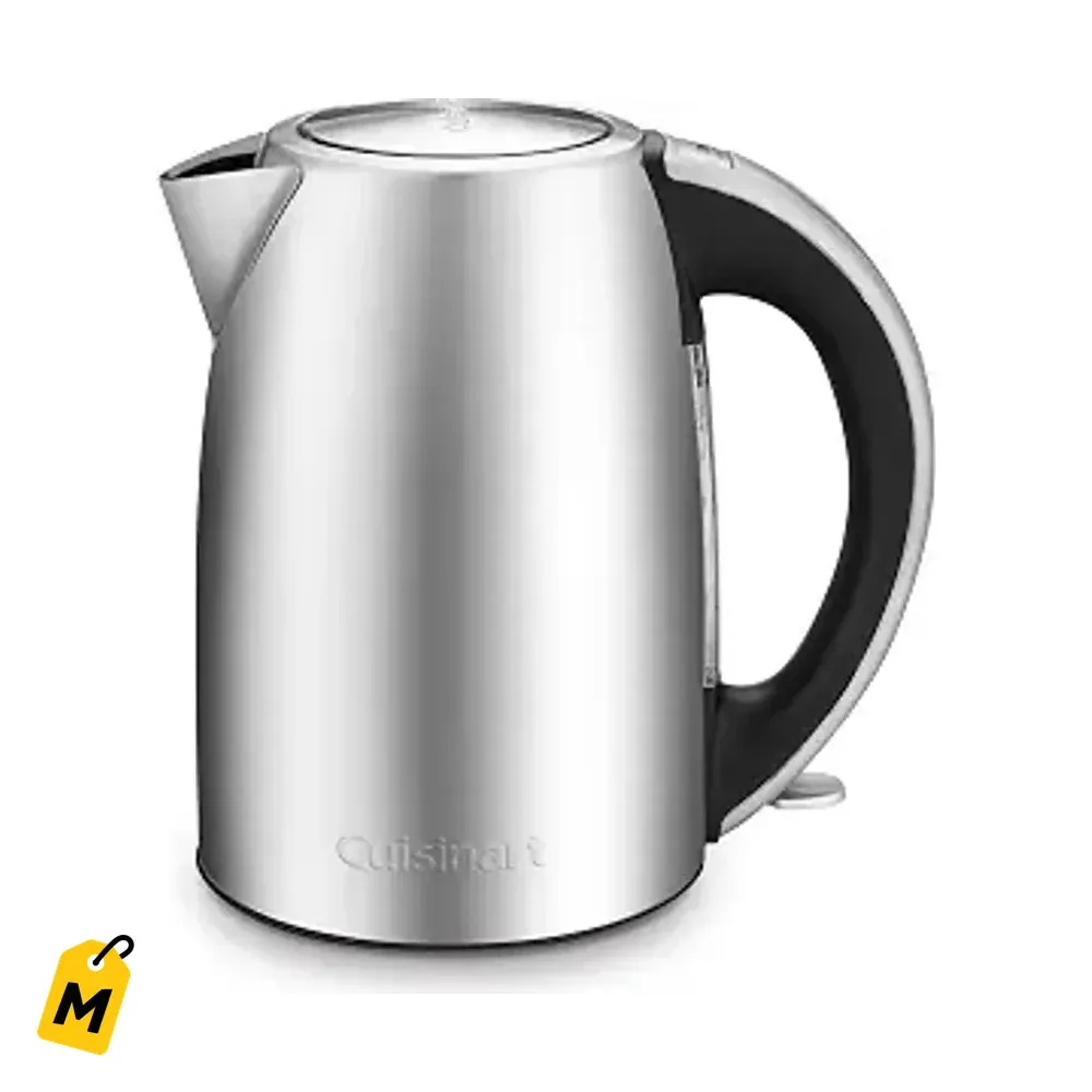 Cuisinart Hervidor Electrico 1.7L Acero Inoxidable Calentamiento Rapido Seguro