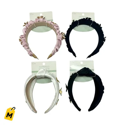 Diadema Chula de Flores de Metal Estilos Surtidos