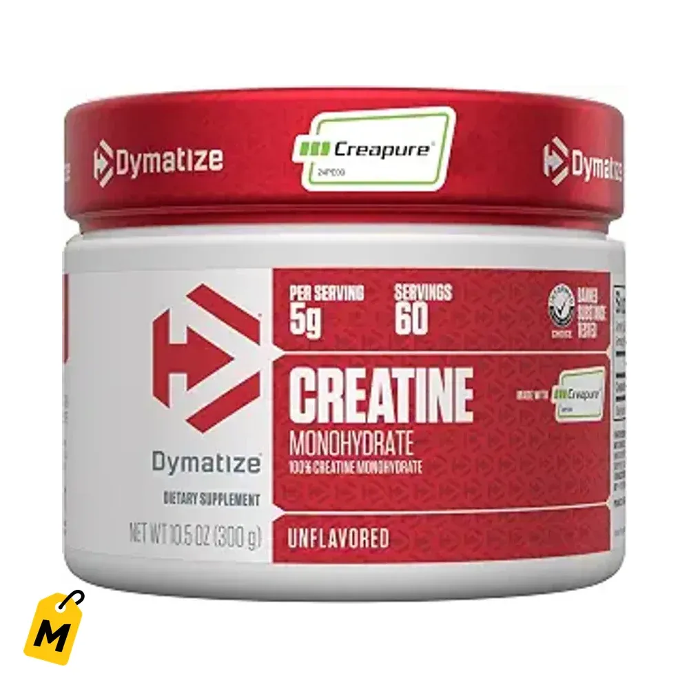 Dymatize Creatina Monohidrato CREAPURE. Energia y Fuerza pa Hombres y Mujeres. 60 Serv.