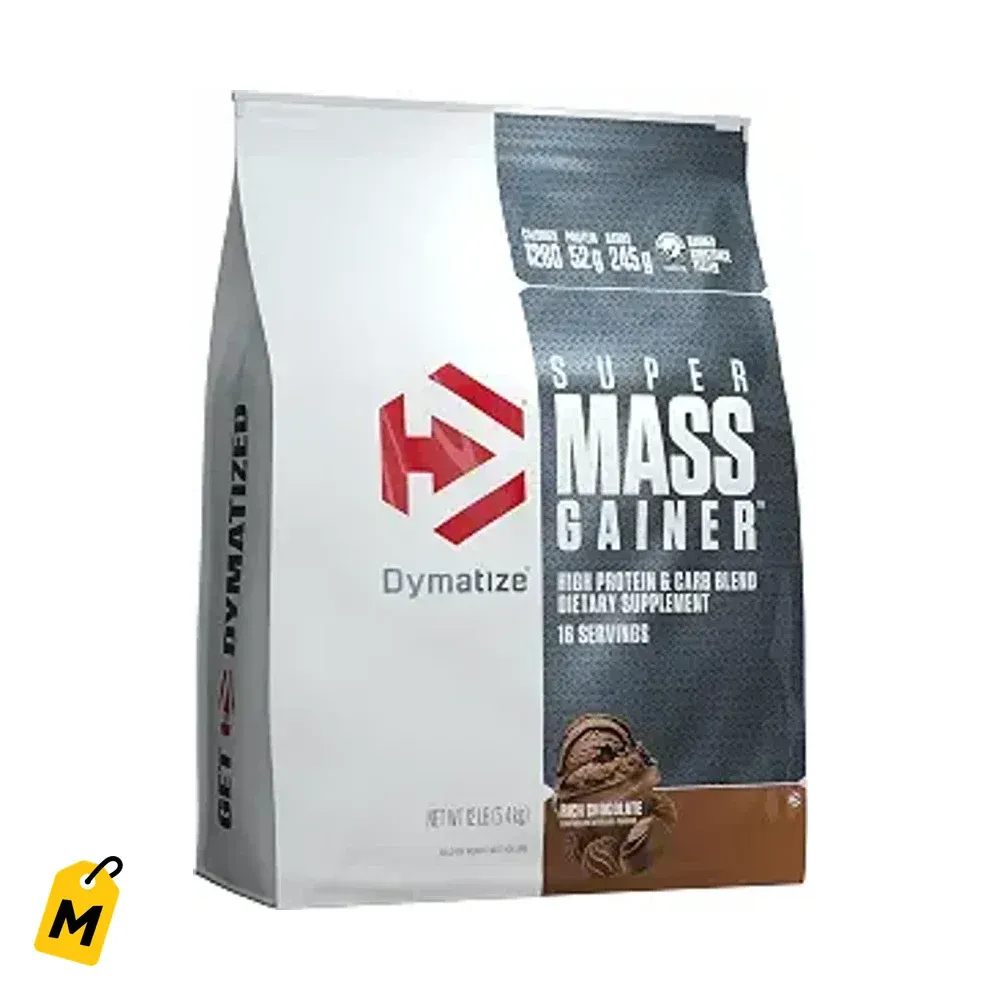 Dymatize Super Mass Gainer Proteina Chocolate para Masa Muscular y Energia (16 Serv)