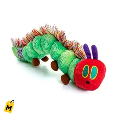 El Gusanito Hambriento Peluche Eric Carle Suave y Chulo 10 Pulgadas