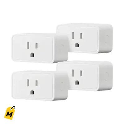 Enchufe Inteligente Amazon Basics 4-Pack - Controla tu Casa con Alexa