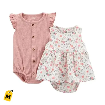 Enterizos sin Mangas para Ninas - Paquete de 2 Simple Joys by Carters