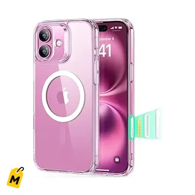 ESR Protector iPhone 16 Transparente Magnetico Control Camara y Proteccion Militar