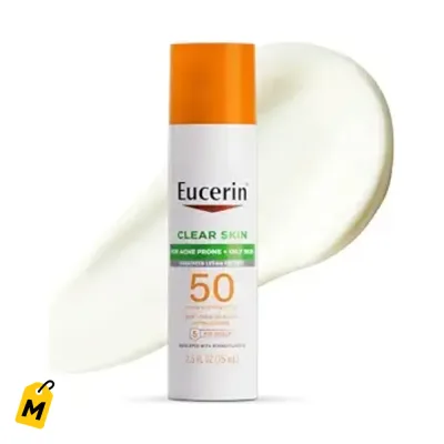 Eucerin Protector Solar Facial Piel Grasa y Acneica SPF 50 - Acabado Mate