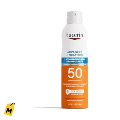 Eucerin Protector Solar Spray SPF 50 Hidratacion Avanzada Ligero Sin Fragancia