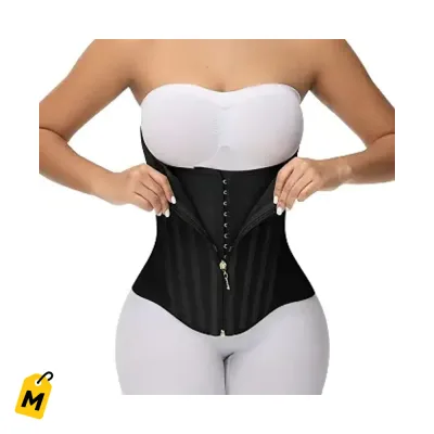 Faja SHAPSHE Cinturilla Mujer Control Barriga Ziper y Ganchos Pa el Gym y Dia a Dia
