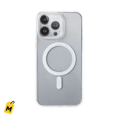 Forro Transparente MagSafe para iPhone 15 Plus 14 Pro Max 13 Pro Max y mas