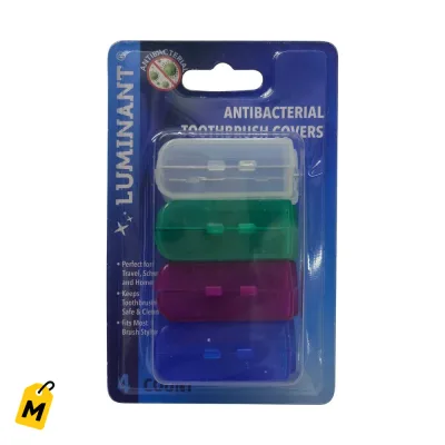 Forros Luminant Antibacteriales para Cepillos, 4 Unidades