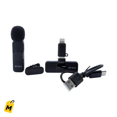 FreeVoice Microfono de Clip Inalambrico - Sonido Nitido y Sin Lio
