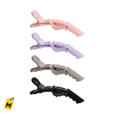 Ganchos de Pelo Cocodrilo de Salon, Pack de 4