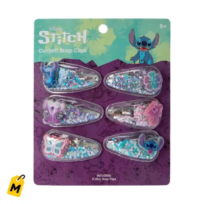 Ganchos de Pelo Disney Confeti 6 Unidades Pa Que Brilles