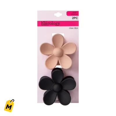 Ganchos de Pelo Flor Coloridos - Set de 2