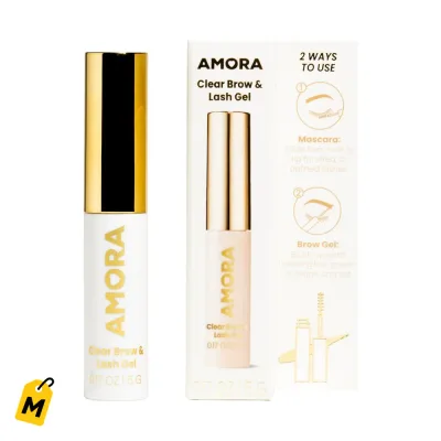 Gel Transparente Amora para Cejas y Pestanas 0.17oz
