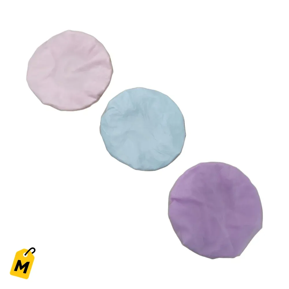 Gorro de Bano con Forro de Toalla - Pa que tu Pelo no se Moje - Colores 1
